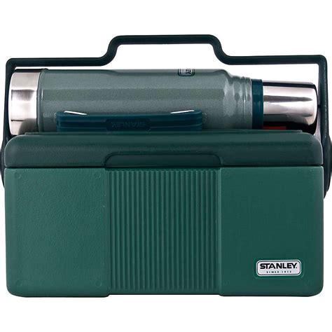 stanley adventure heritage stainless steel lunch box and bottle set|stainless steel lunch boxes.